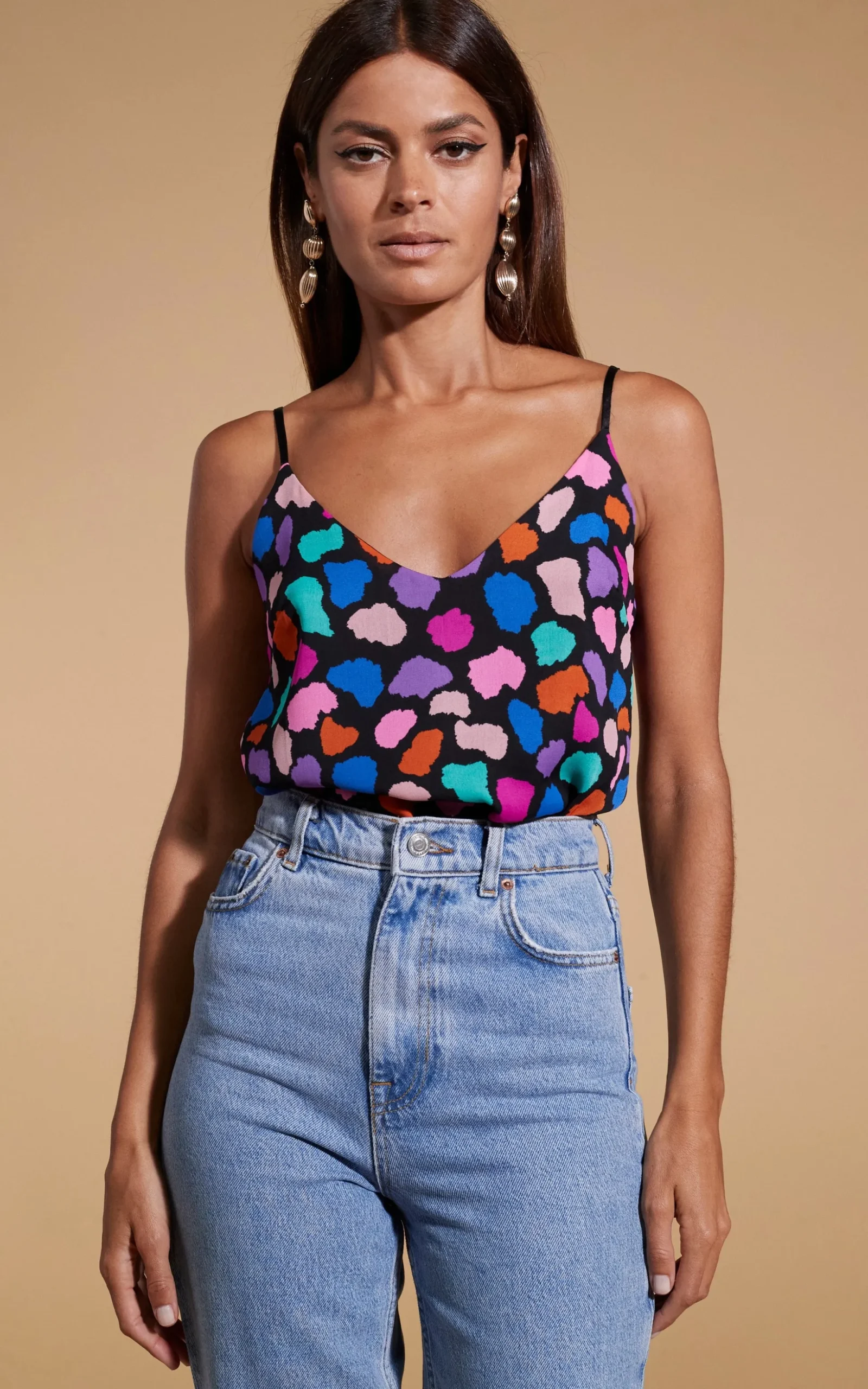 Birdie Cami Top In Multi Cloud