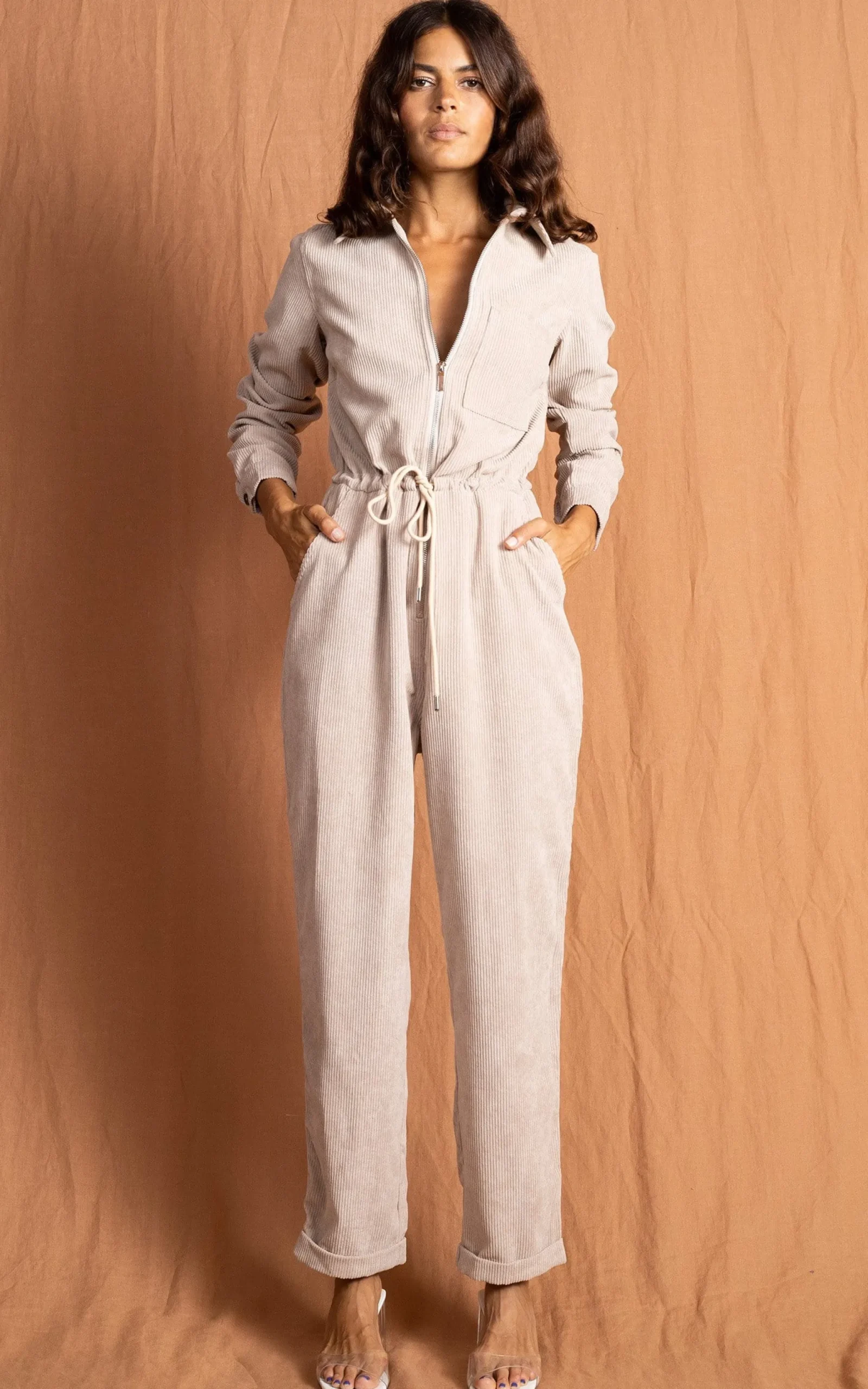 Blaze Boilersuit In Sand