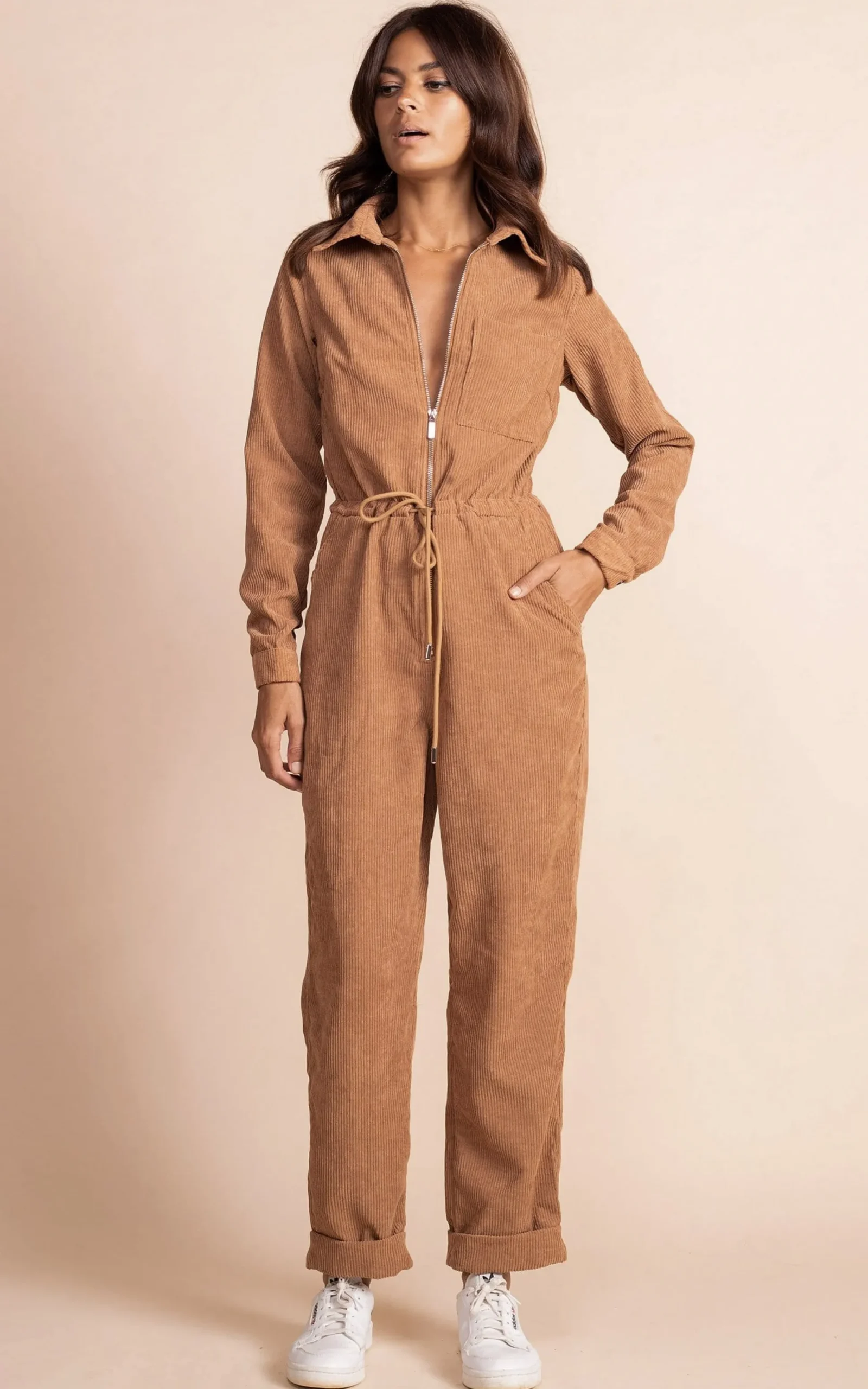 Blaze Boilersuit In Tan