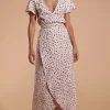 Cayenne Dress In Abstract Black On Beige