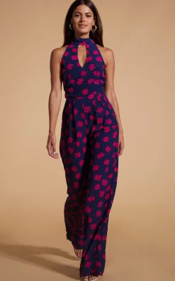 Cypress Jumpsuit In Pink Daisy