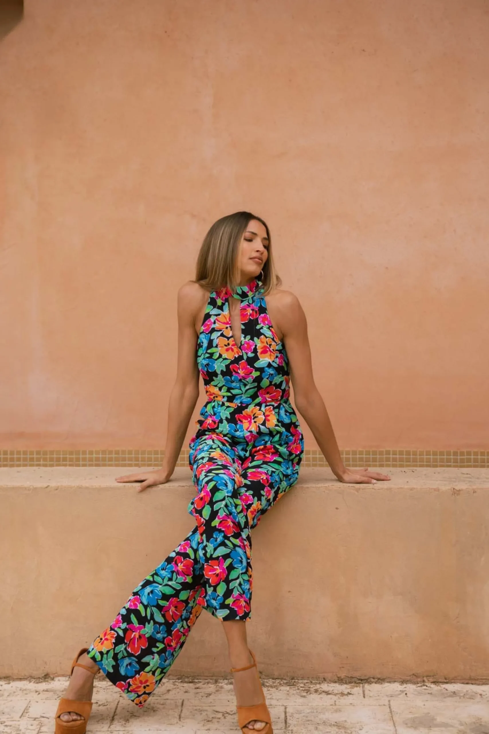 Cypress Jumpsuit In Vintage Floral