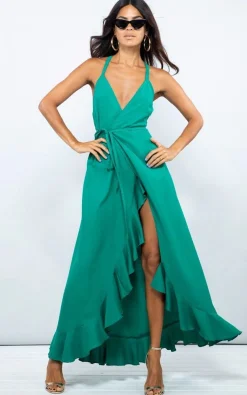 Dolce Vita Dress In Emerald Green