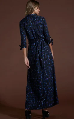 Dove Dress Blue Alligator