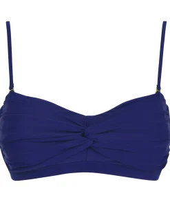 Halo Lalita Bandeau Bikini Top In Navy