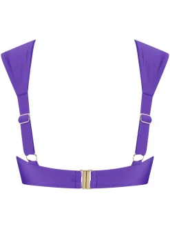 Halo Salinas Bikini Top In Indigo Purple