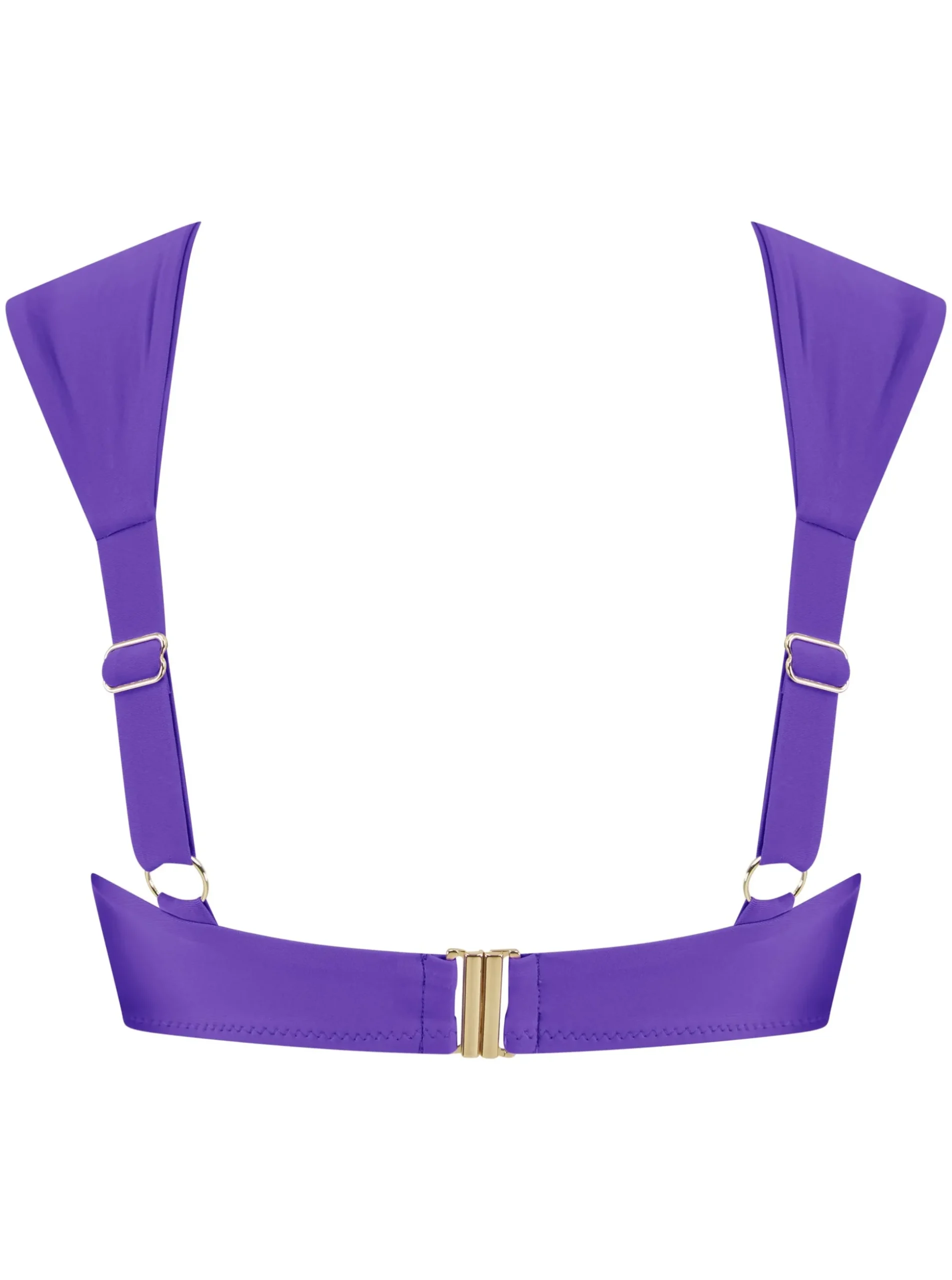 Halo Salinas Bikini Top In Indigo Purple