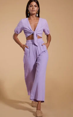 Halo Tahiti Trousers In Lilac