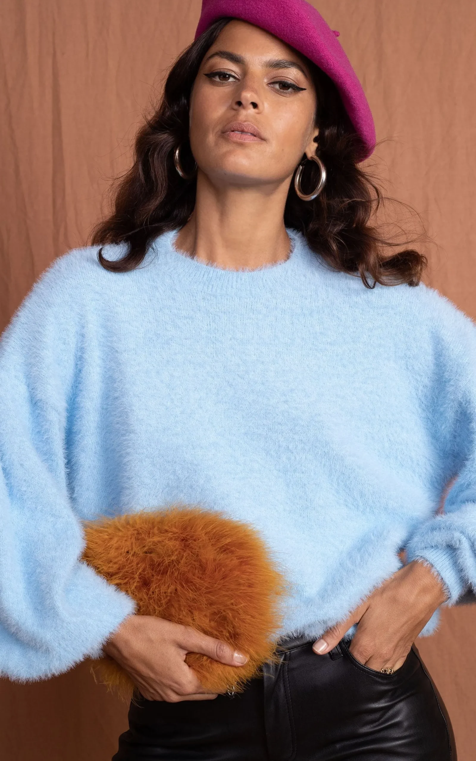 Honey Jumper In Baby Blue