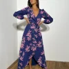 Jagger Maxi Dress In Bamboo Navy Base