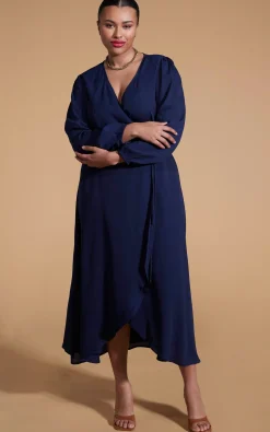 Jagger Maxi Dress In Navy-Extended Sizing