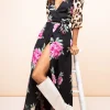 Jagger Maxi Dress In Print Mix