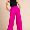 Joey Palazzo Trousers In Magenta