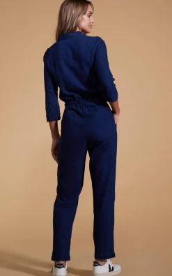 Juno Jumpsuit In Denim Blue