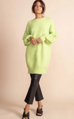 Maggie Jumper Dress In Sherbert