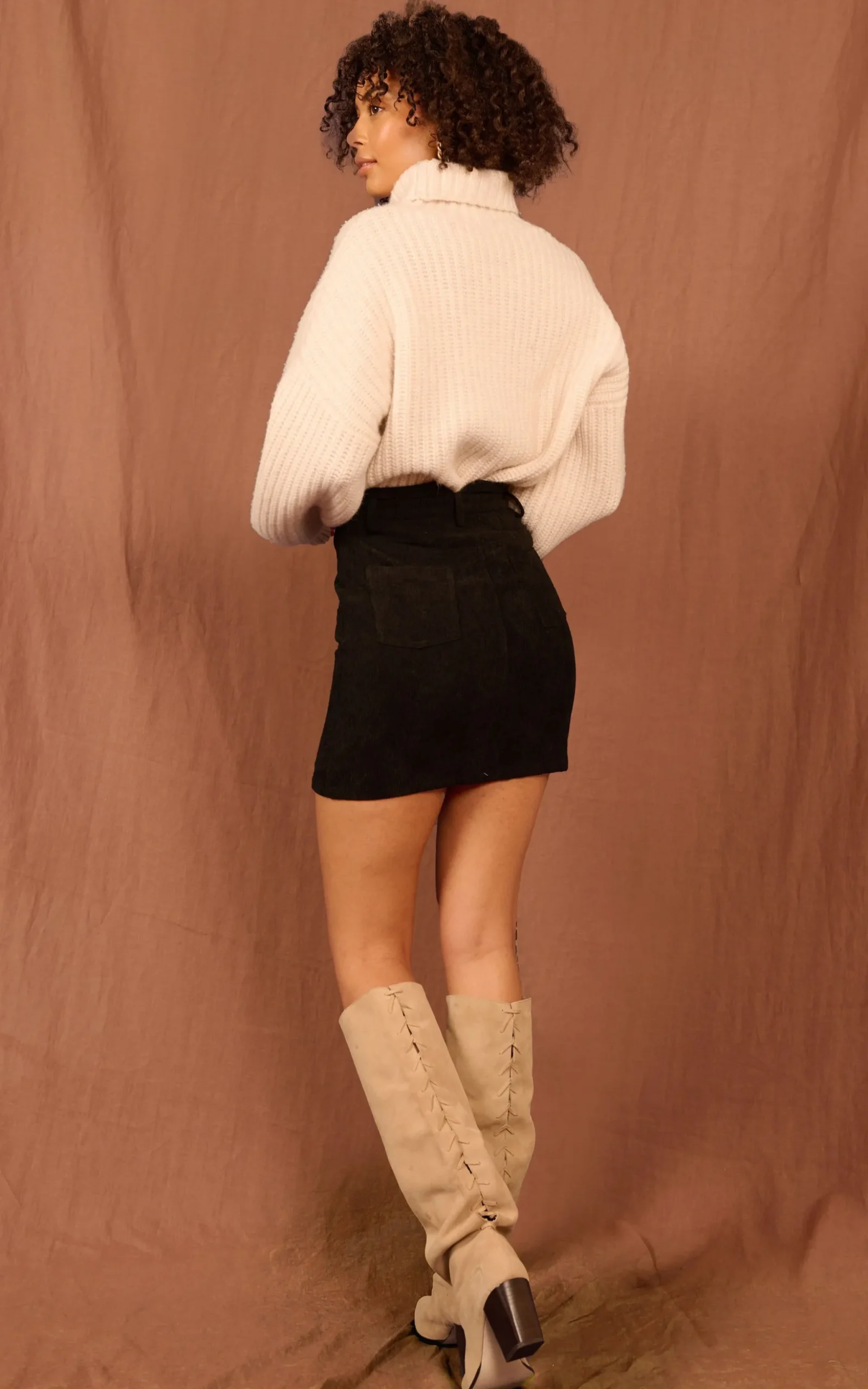 Nikeeta Mini Skirt In Black