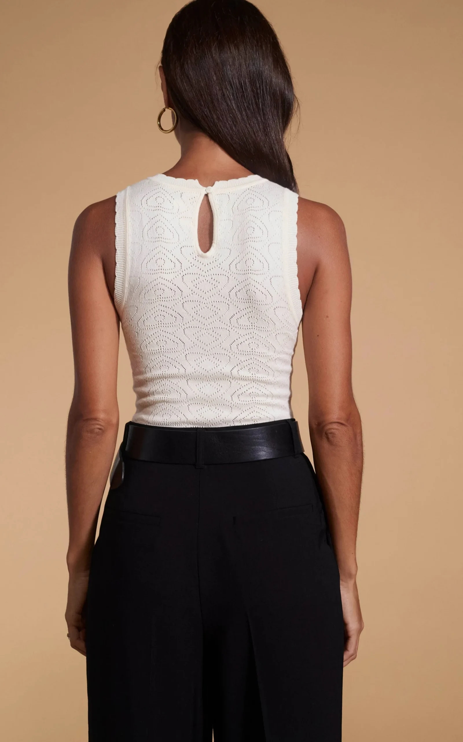 Riva Pointelle Bodysuit In Cream