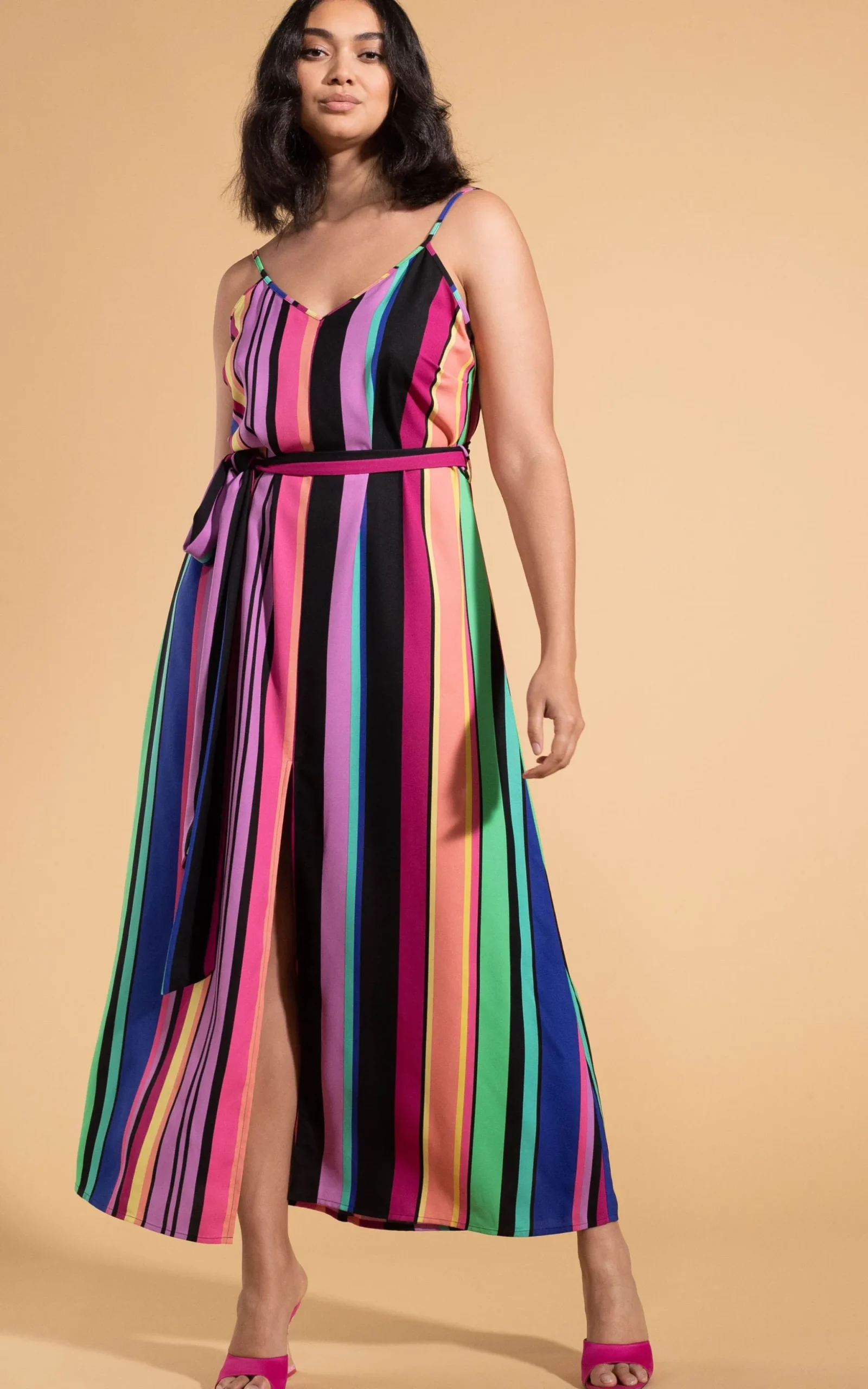 Sookie Slip Dress In Stripe