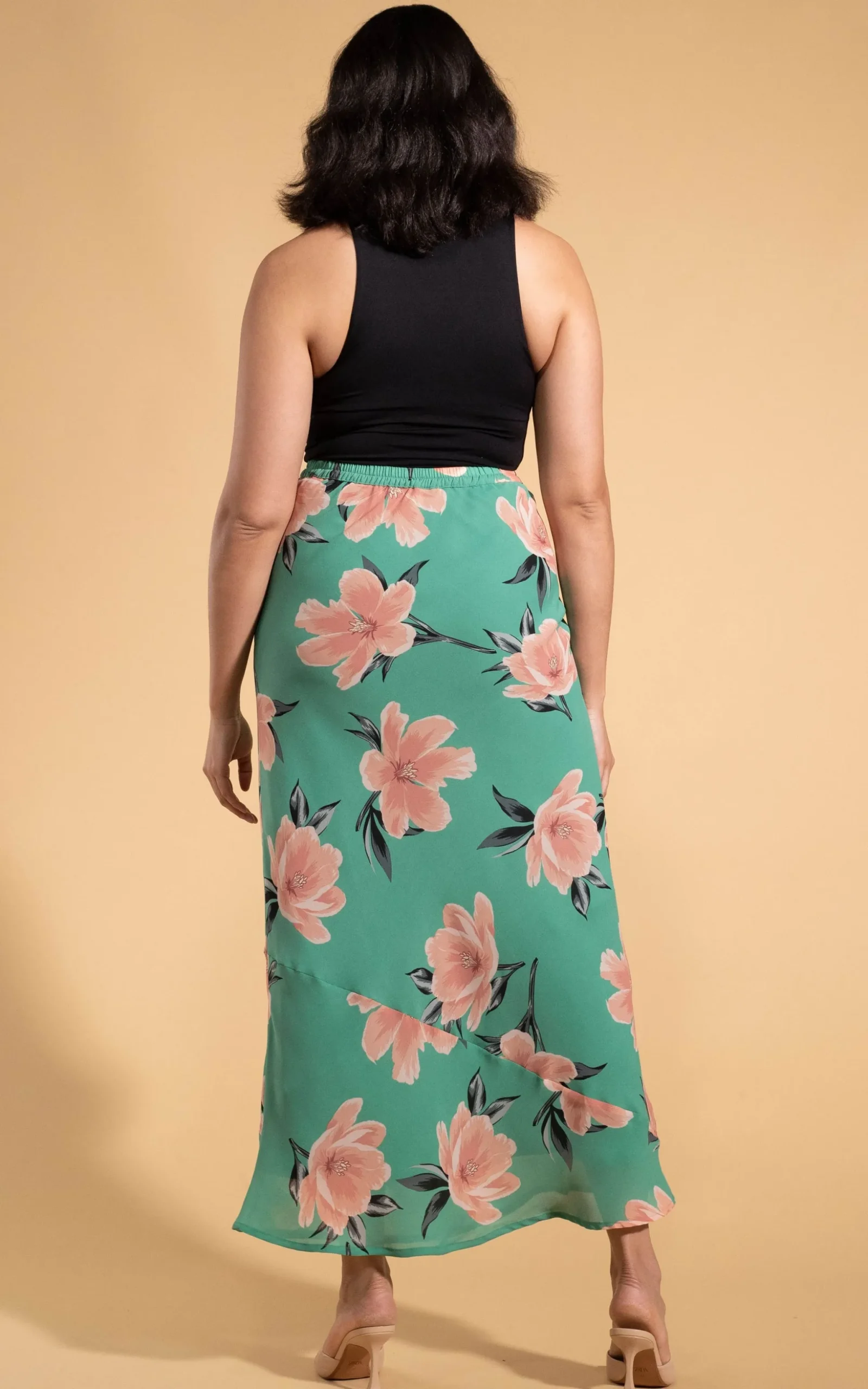 Sophie Skirt In Sage Base Tulip