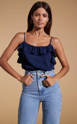 Susie Frill Cami Top In Navy